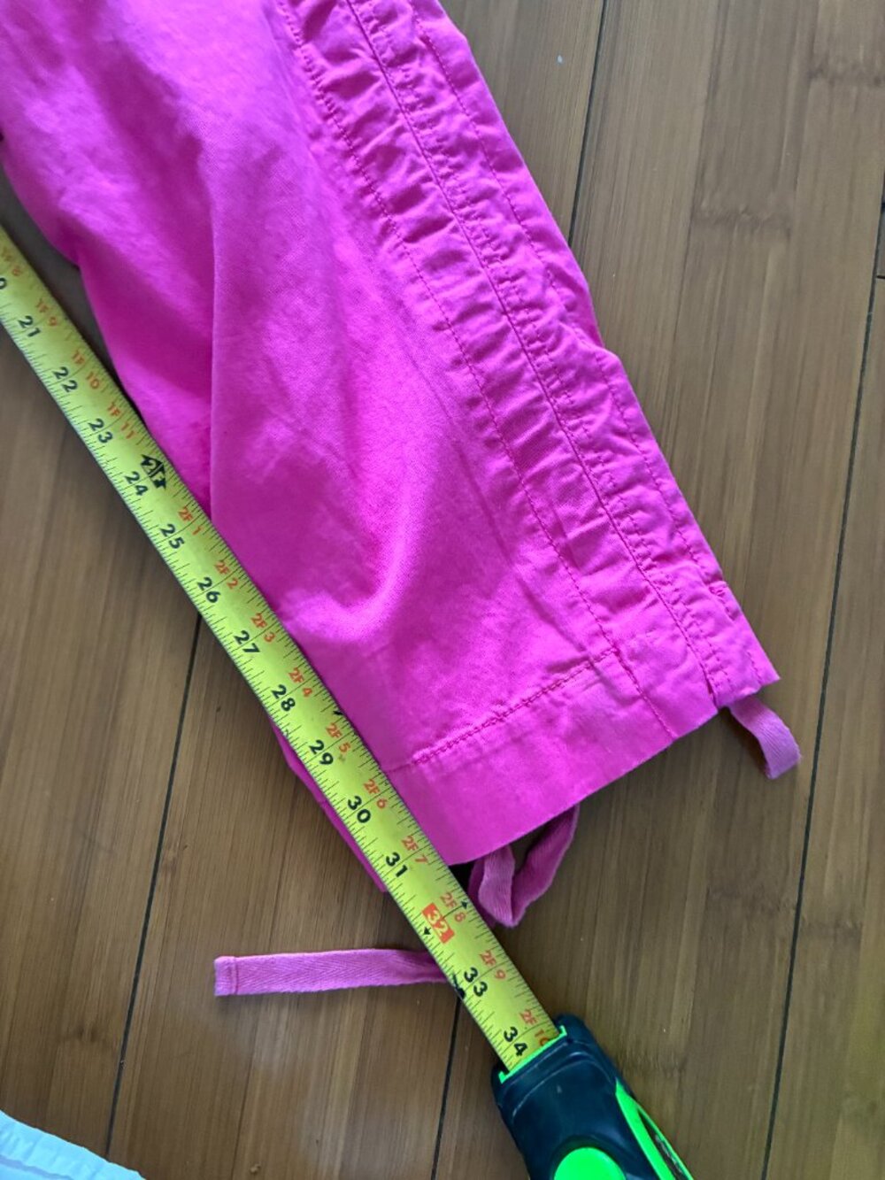 I.AM.GIA Hot Pink Cargo Track Pants with Ruched Leg Medium - Picture 7 of 8
